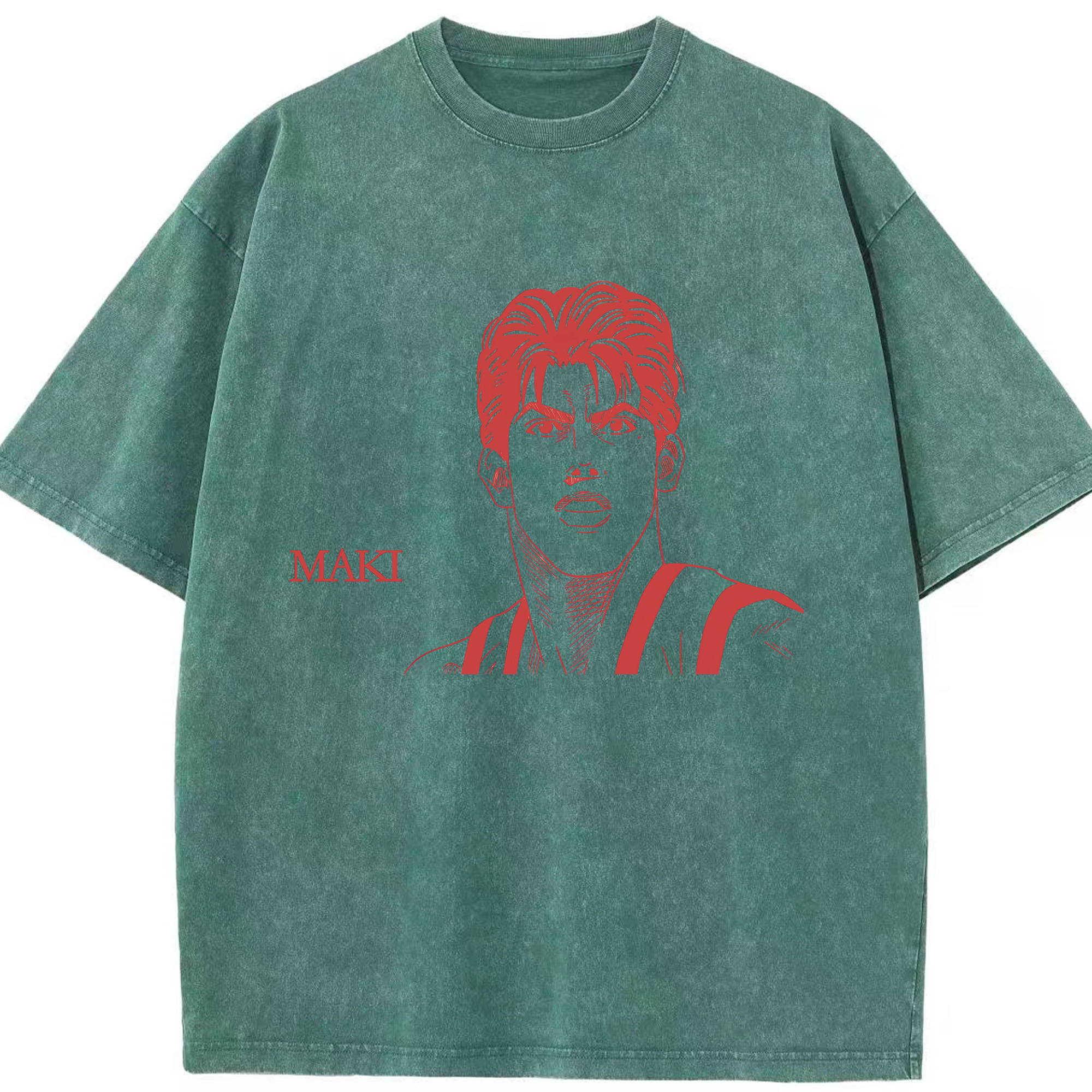 （画像用） SLAM DUNK／スラムダンク 綿100% ヴィンテージ風 半袖Tシャツ（フロントプリント）
